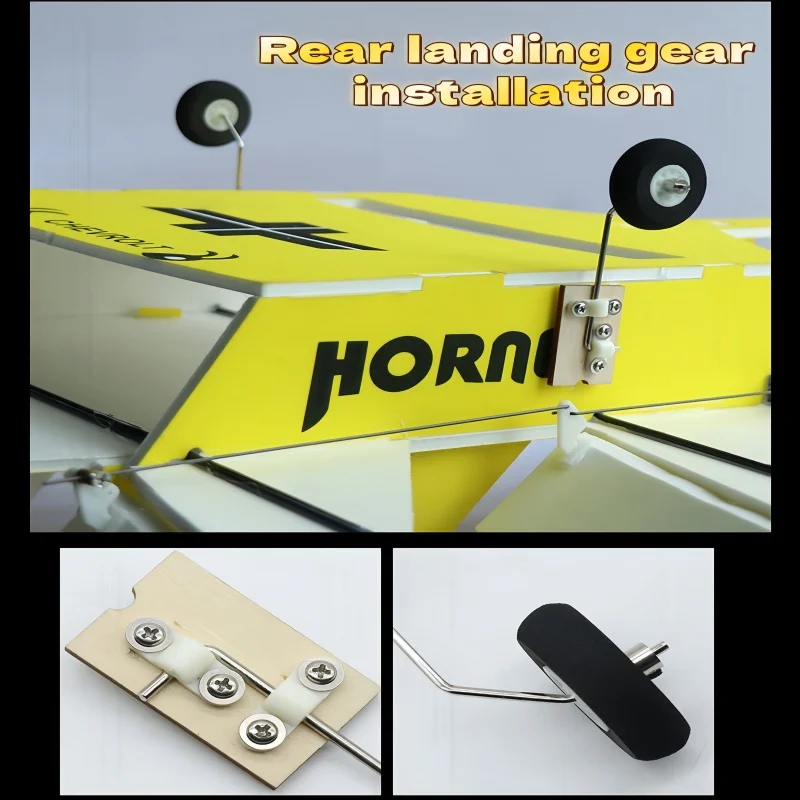 SU27 modèle d'avion train d'atterrissage Kit en plastique sans Servo bricolage roue avant à aile fixe universelle pour Machine de planche magique KT