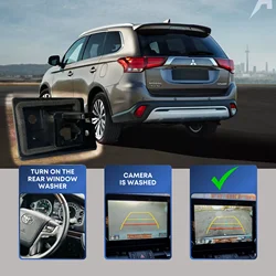 For Original Mitsubishi Outlander 3 2012-2022 Car Parking Assist Rear View Camera washer automatical cleaner