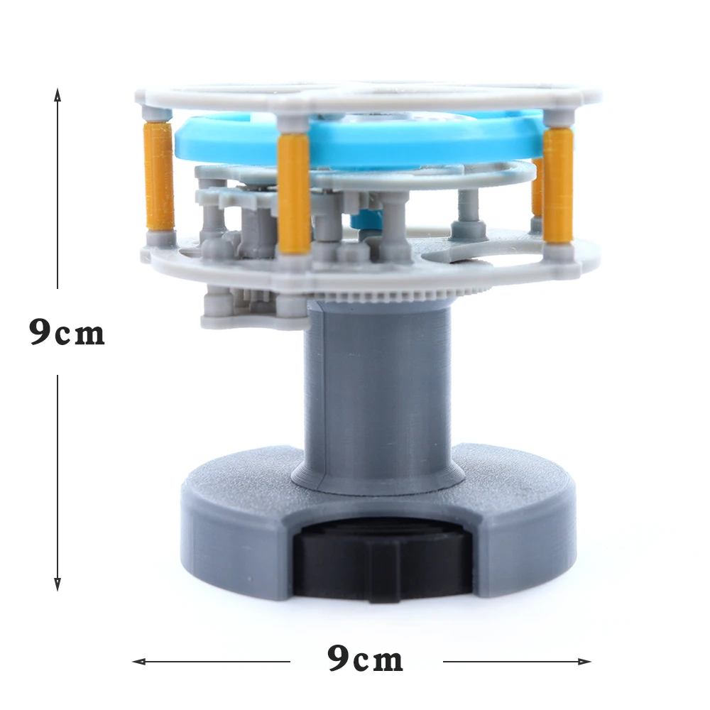 Picture 5: Tourbillon 3D printing model Mechanical Clockwork clock Handmade Decompress toys tabletop decoration STEM education Maker DIY