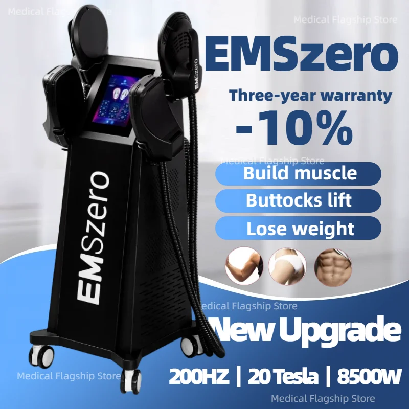 EMSZERO 8500W NEO EMSzero Slimming Machine EMS+EMT/RF Nova Body Sculpting EMS Pelvic Muscle Stimulator Salon