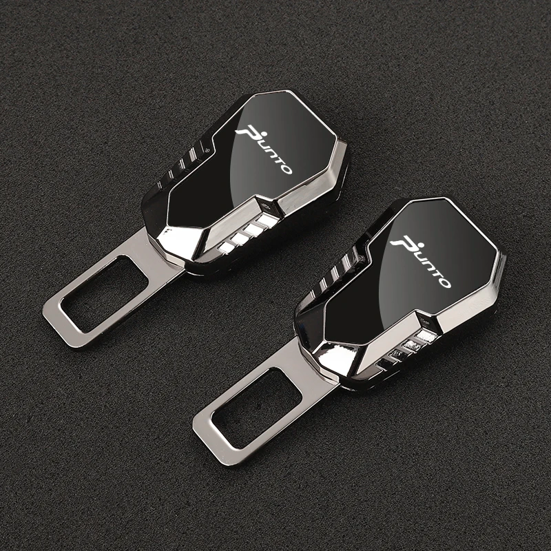 1pcs Automotive Metal Interior Products Seat Belt Extender Metal Carabiner Suitable For FIAT punto