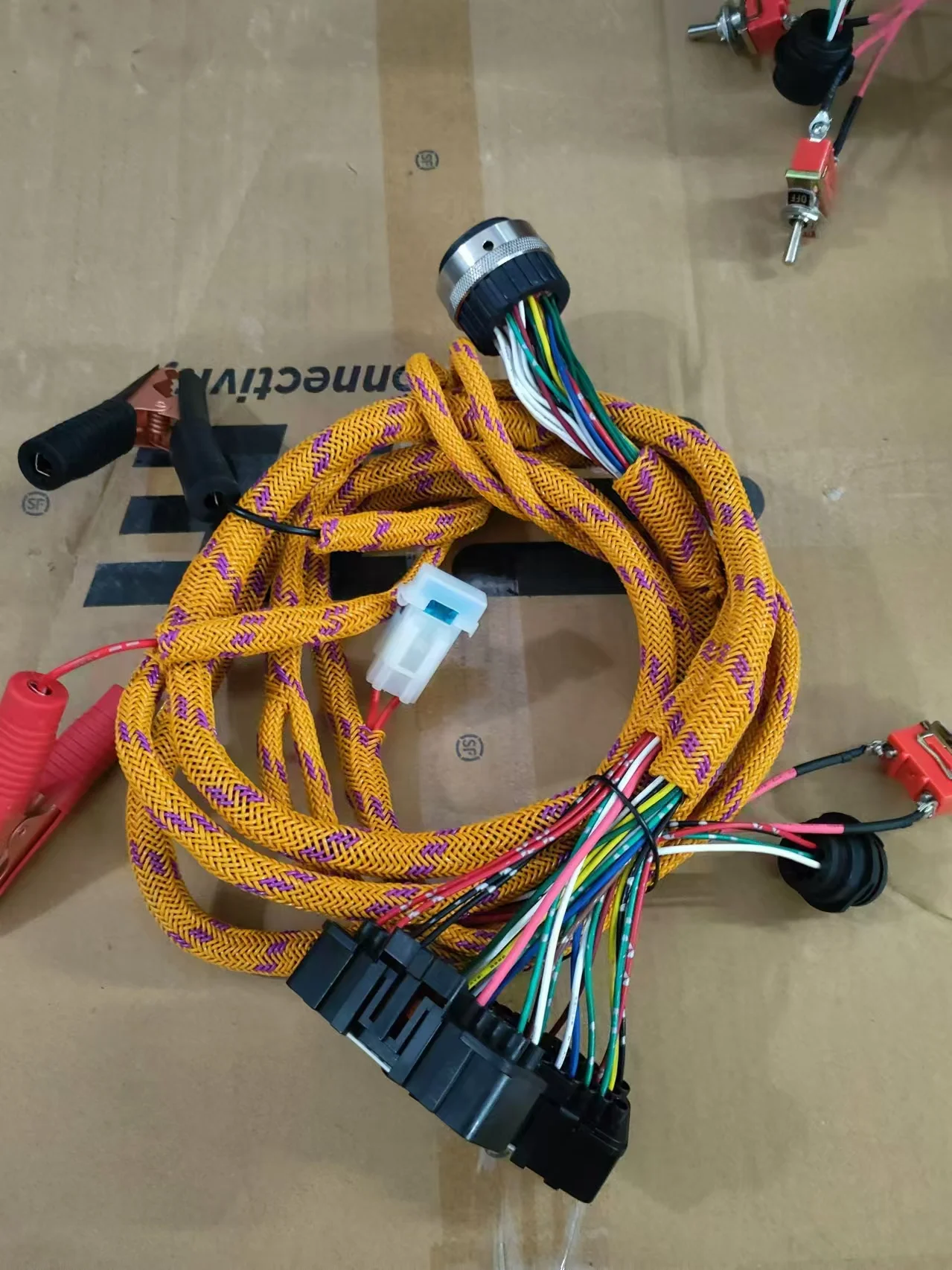 for Volvo Diagnosis Wiring Harness D6E D7E Engine Start Testing Cable 88894000 for Volvo Excavator Computer Board Engine Start