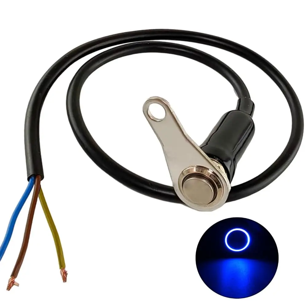 Motorcycle Handlebar Switch Manual Return Reset Button With ON-Off Headlight Fog Light For Horn Engine Power Start Kill Switch