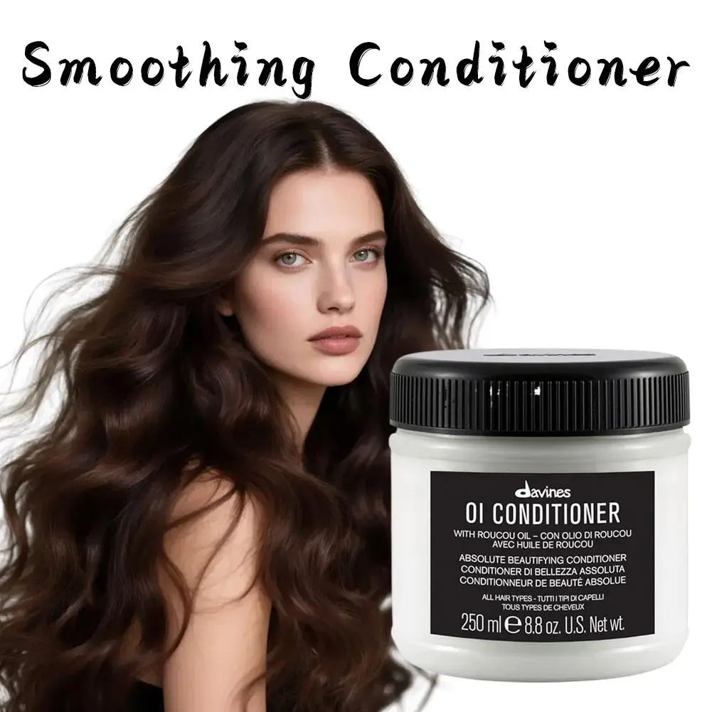 

250ml Davines OI Conditioner Deep Nourishing Hair Care With Roucou Oil Smoothing Repair Damaged Split Ends For All Hair Types