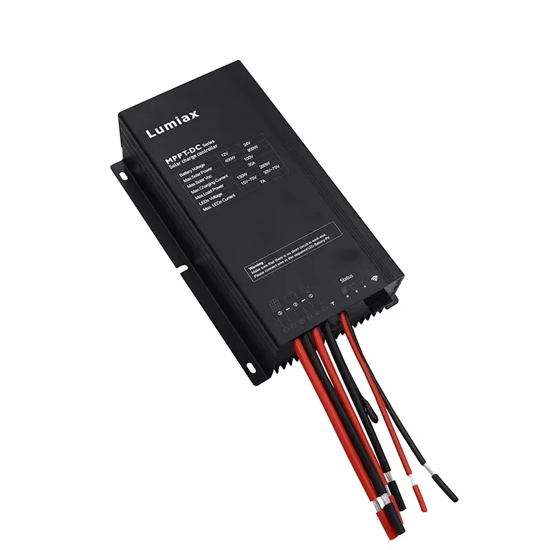 12V 24V 30A MPPT Solar Street Light Controller Remote LCD Display Type Genre Efficient Solar Charge Controller System