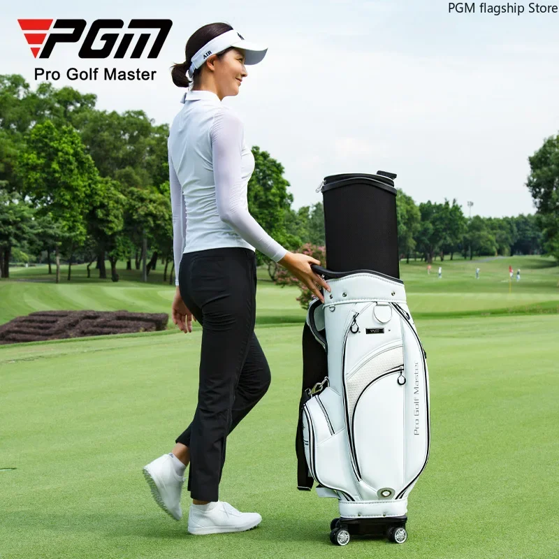 PGM Golf Bag Women's Retractable Waterproof Standard Bag Portable Travel Club Bag QB136