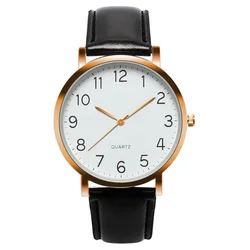 New In Quartz Wristwatches For Men Simple Business Fashion Leather Quartz Wrist Watch Business Quartz Wristwatch Reloj Mujer