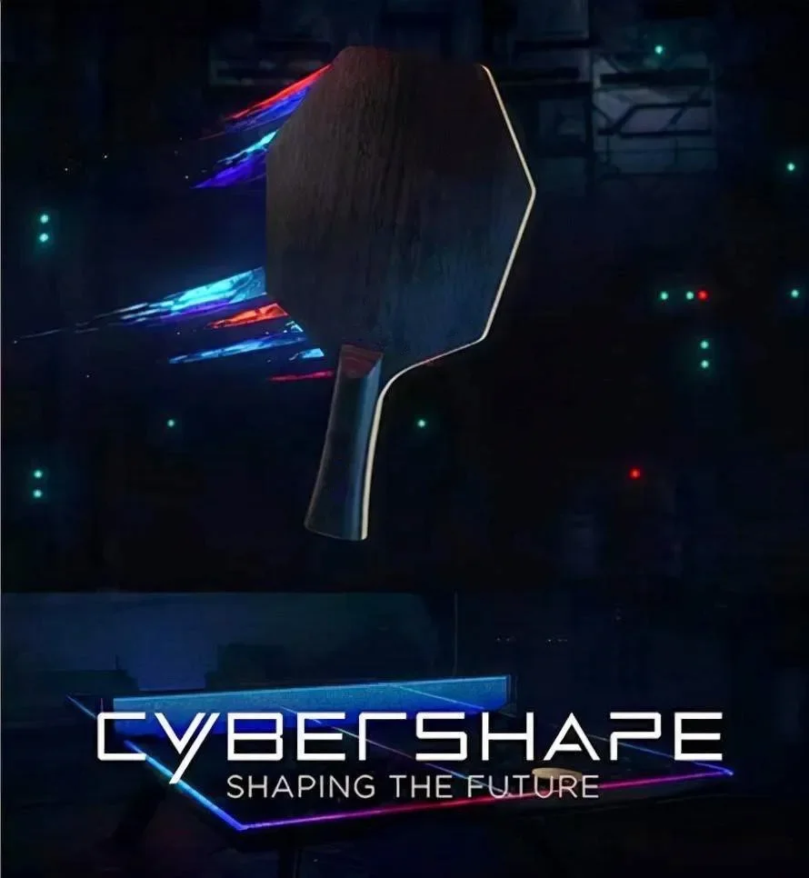 Cybershape Carbon Base Tischtennisschläger Ping-Pong-Paddel Offensive Curve Handgefertigter FL/CS Tischtennisschläger für den Wettbewerb – Detail 9