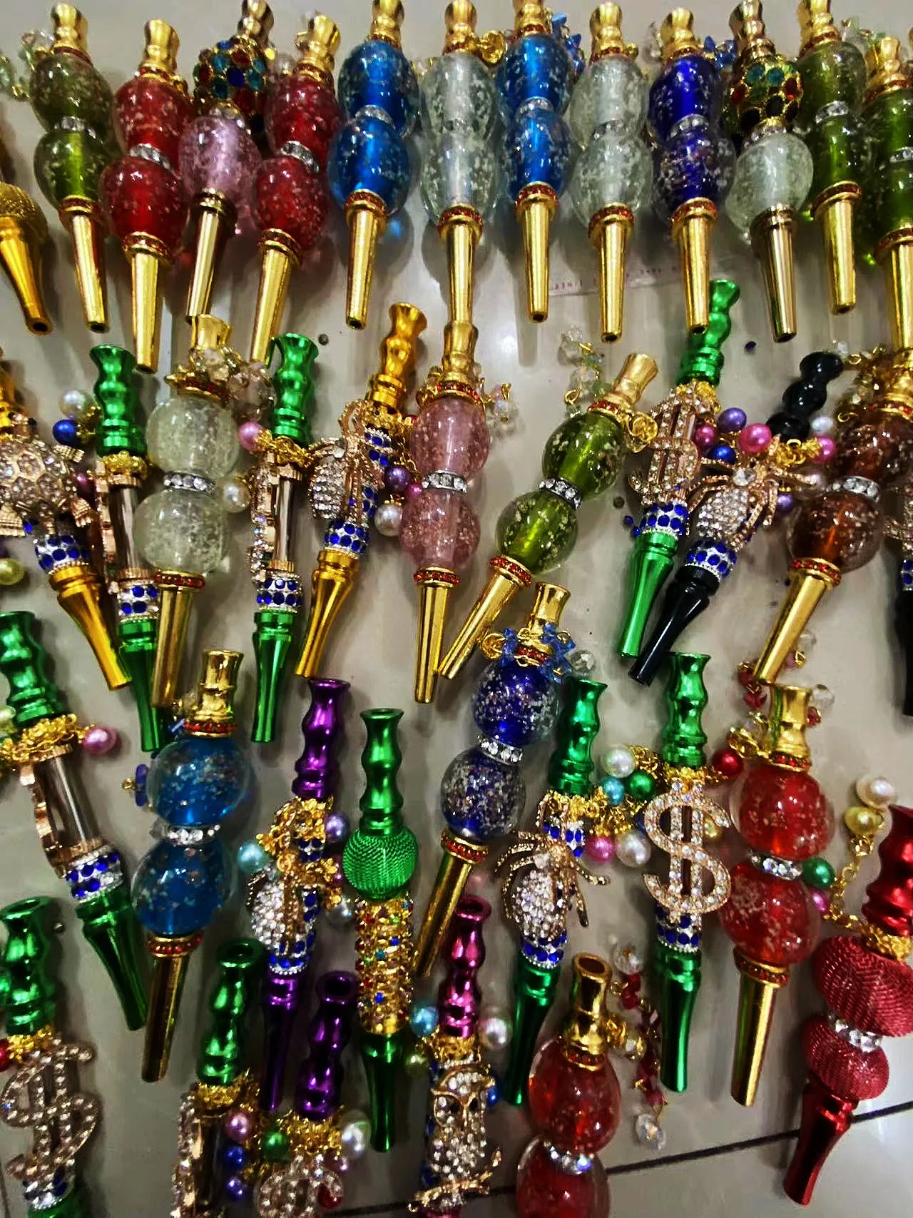 Colorful Jewelry Shisha Hookah Mouthpiecee Handmade Chicha Filter Tip Detachable Tips Blunt Holder Smoking Accessories