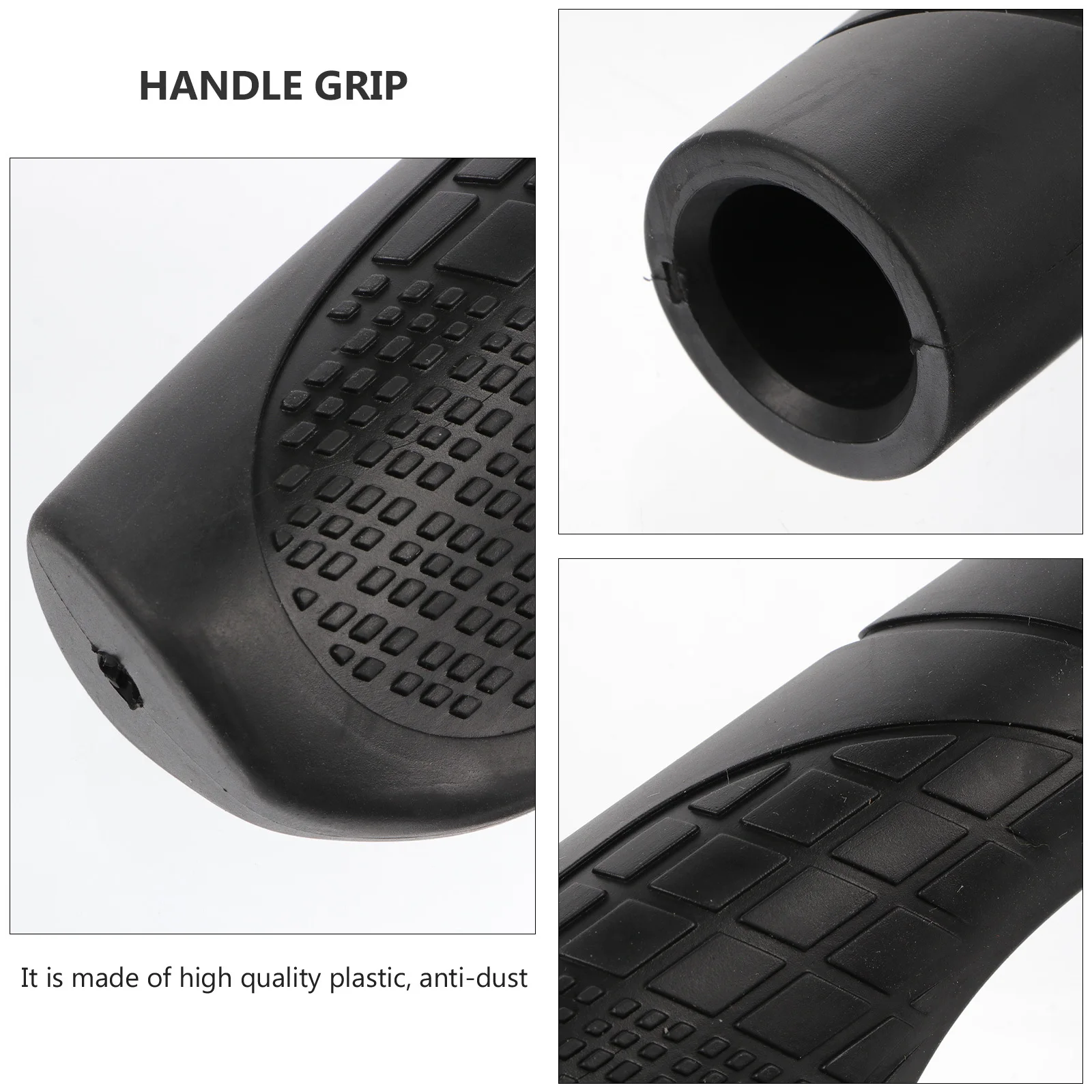 

1Pair Tpe Scooter Handle Grip Nonslip Lightweight Durable Unique Uneven Control Safety
