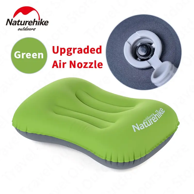Naturehike Draagbare Opblaasbaar Kussen Reizen Ultralight Lucht Kussen Nekkussen Camping Slapen Gear Fast Gebruik Tpu NH17T013-Z