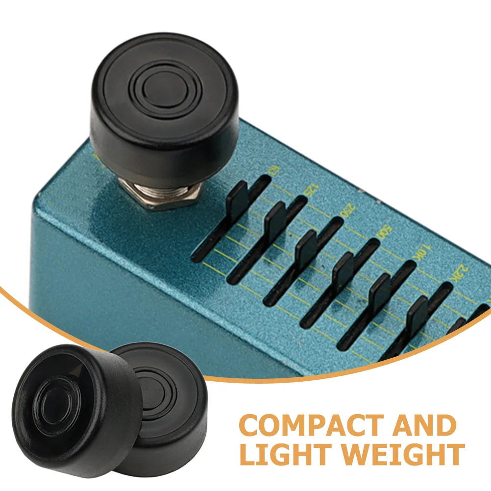 

2 Pcs Guitar Effect Footswitch Toppers Pedal Knobs Tool Accessories Plastic Effects