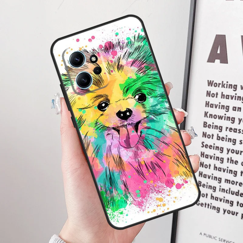 Pomeranian Dog Case For Xiaomi Redmi Note 12 8 9 10 11 Pro Note 12S 11S 10S 9S 8T Redmi 12 9 10 C Cover