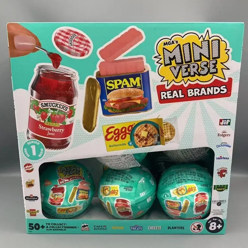 MGA Mini Palm Universe Workshop Brand Premium Series Supermarket Ball MGA DIY Snack Ornament Vending Machine Surprise Blind Box