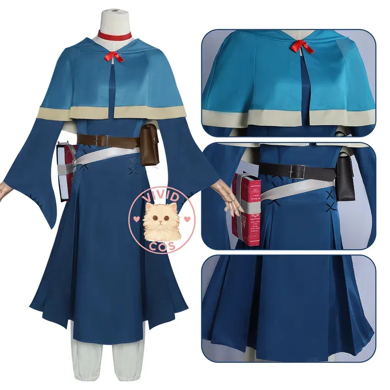 

ABC123Delicioso Dungeon Cosplay Costume Popular Anime Marcille/Falin RPG Hot Suits for Adult Men Comic CO3;F'6,C;7.Y