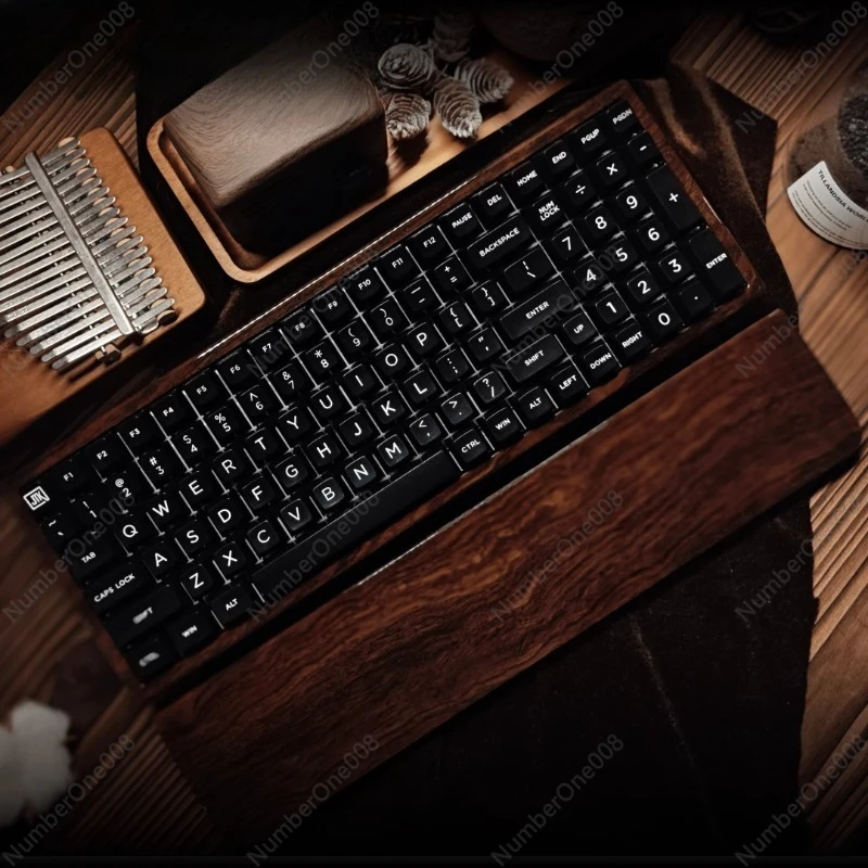 

[JTK Ebony Piano Lacquer] MR100 Three-Mode RGB Mechanical Keyboard Retro