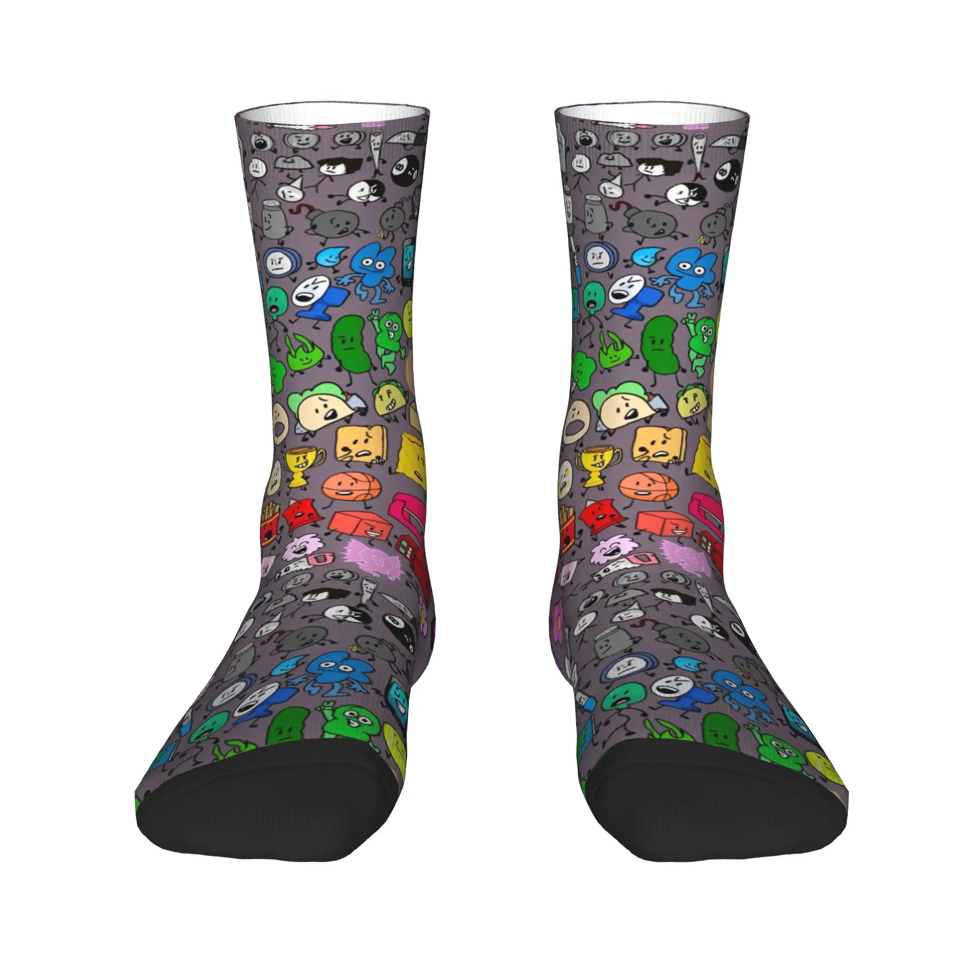 للجنسين الرجال الجوارب BFDI الجنون الجنون جميع الشخصيات جوارب الشتاء الجدة جوارب ناعمة نمط سكيت المضادة للانزلاق الجوارب