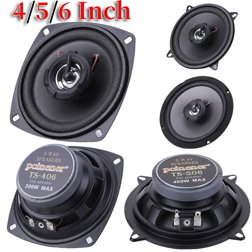 4/5/6 Inch Car Speakers 160W HiFi Coaxial Subwoofer Universal Automotive Audio Music Full Range Frequency Car Stereo Speaker