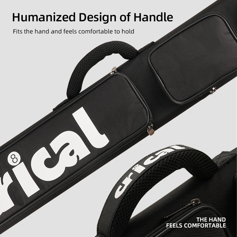 Custodia rigida per stecche CRICAL, custodia per bastoncini da biliardo, 6 fori, custodia per biliardo 2x4, lunghezza 86 cm, tessuto Oxford, accessori da biliardo