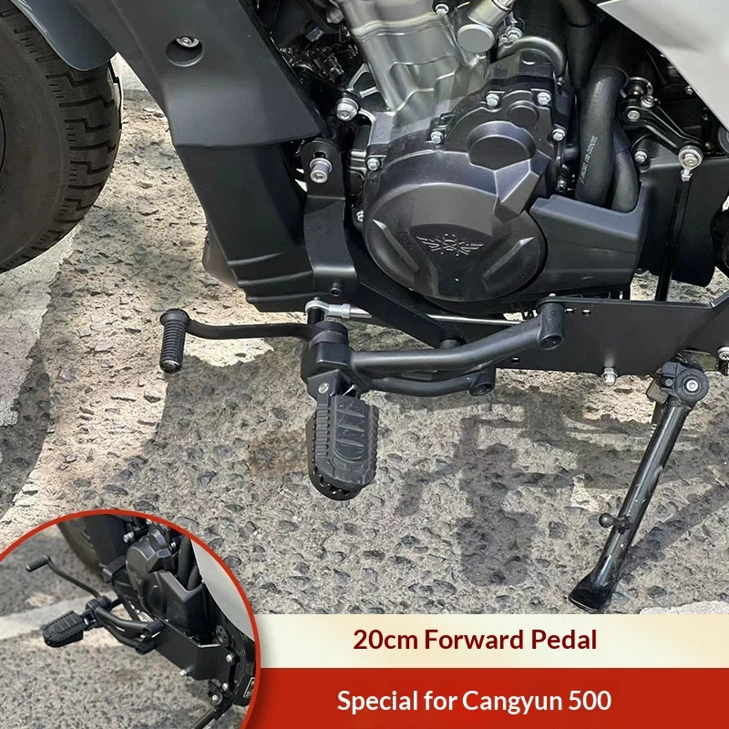 【Premium】For modifying Marshal XS 500 with forward-moving foot pedals, front-mounted gear shift lever, brake pedal assem