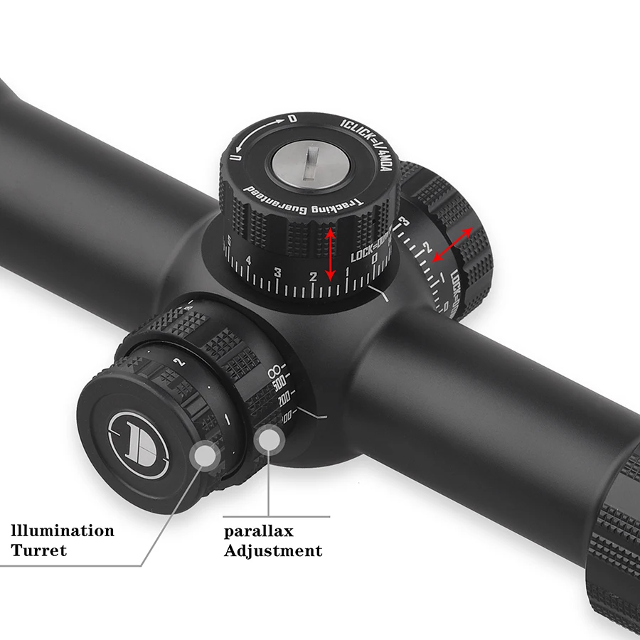 Discoverer  ED-LHT GEN2 3-15X50 Front Pull Lock Rifle Hunting Sight, Imported from Japan Haoya FCD1 Glass Twilight Coating