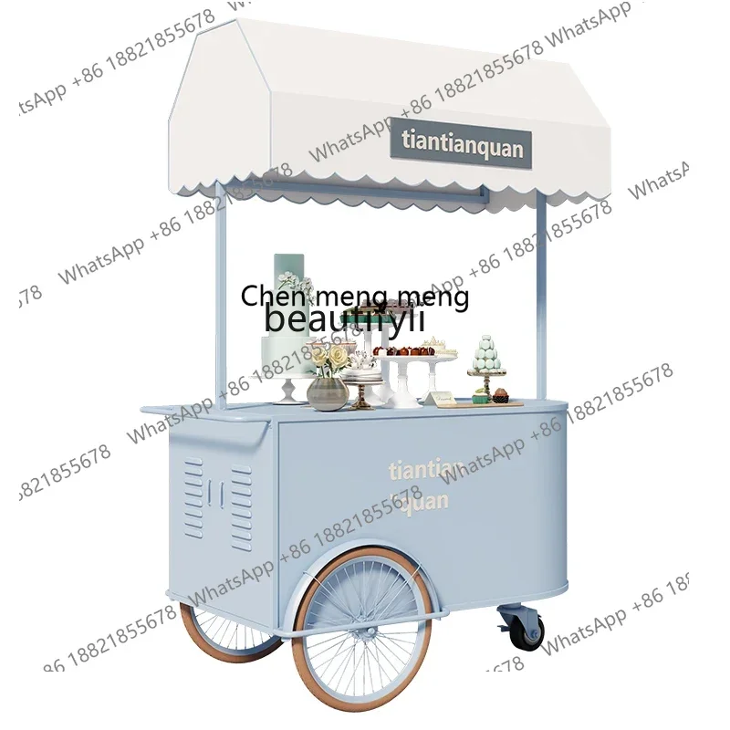 

Night Market Stall Car Activity Exhibition Table Scenic Spot Park Sales Pushcart Milk Tea Car Props Car