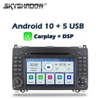 Carplay DSP PX6 IPS Android 10 4G + 64G Car DVD Player Radio GPS Bluetooth wifi For Benz W169 W245 Viano/Vito Sprinter W209 W906