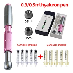 Stylo d'injection d'acide hyaluronique 2 en 1, acide hyaluronique pour les imperfections SAP déformables, lèvres UNIS issantes, atomiseur de seringue