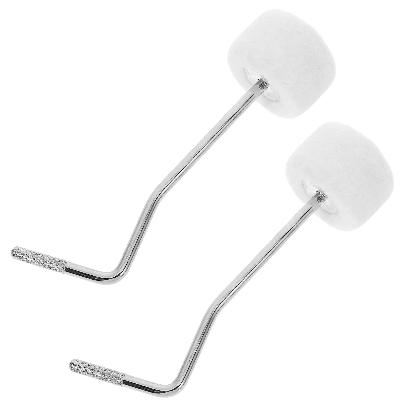 

2Pcs Bass Drum Beaters Durable Drum Pedal Hammer Replacement Parts Percussion Instrument Supplies Percussion Instrument Part