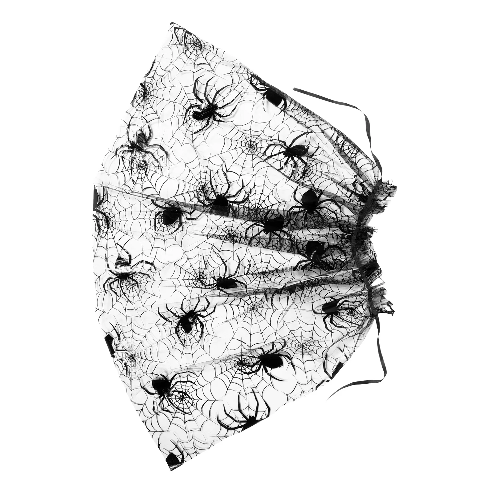 

Halloween Cloak Girl Polyester Durable Lightweight Spider Web Cape for Halloween Party Cosplay Costume Spider Cape