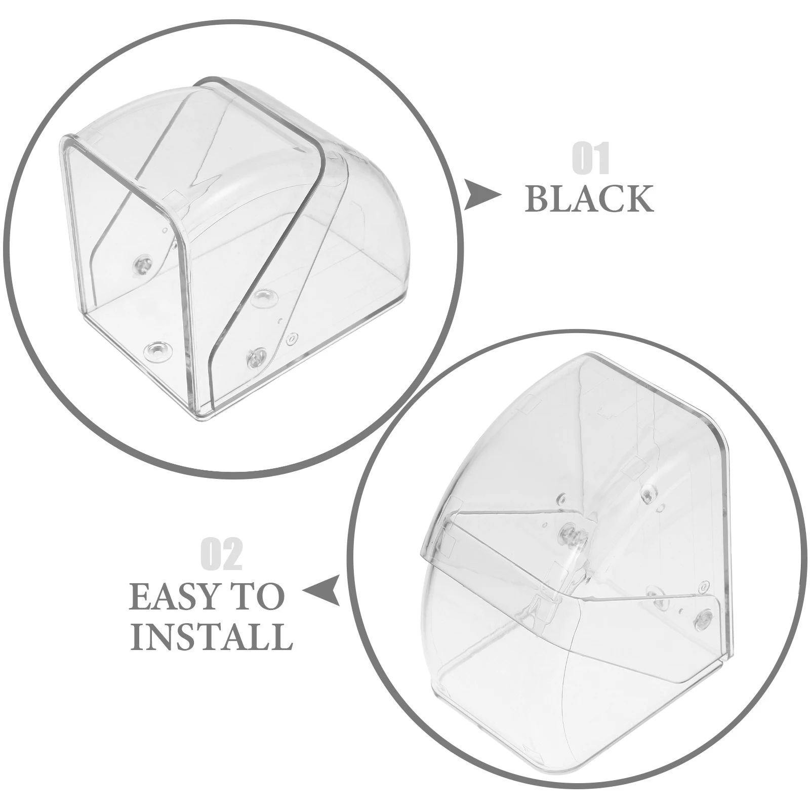 Waterproof Elastic Cover Transparent Doorbell Protector Rainproof Control Shield Doorbell Rain Cover