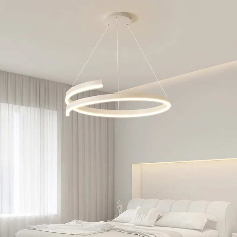 Imagem -03 - Modern Minimalista Anel Led Pendant Lamp Luminária Mesa Sala de Estar Sala de Jantar Escritório Mesas Cozinha Home Decor