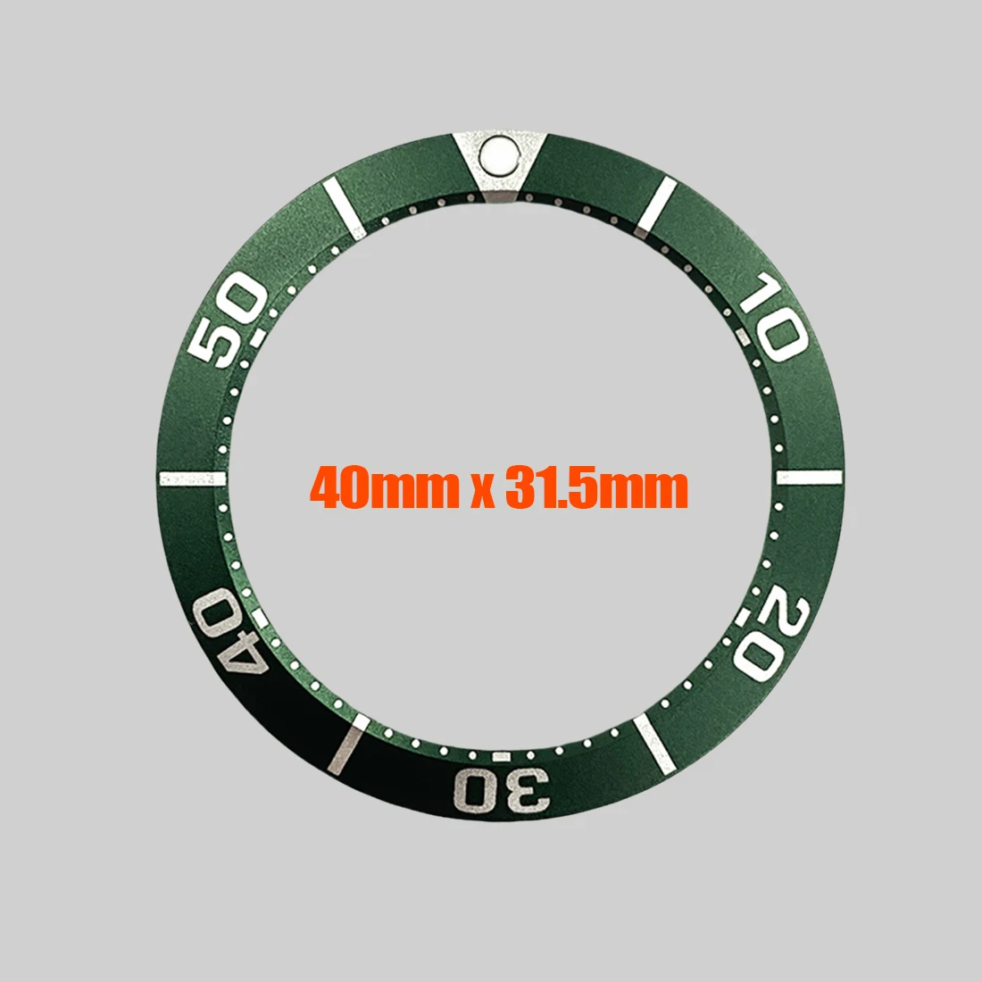 40mmx31.5mm Sumo Aluminum Bezel Insert  Fit for Ocean Sumo SBDC SPB Watch Case NH35 Case Bezel Insert Ring Spare Parts