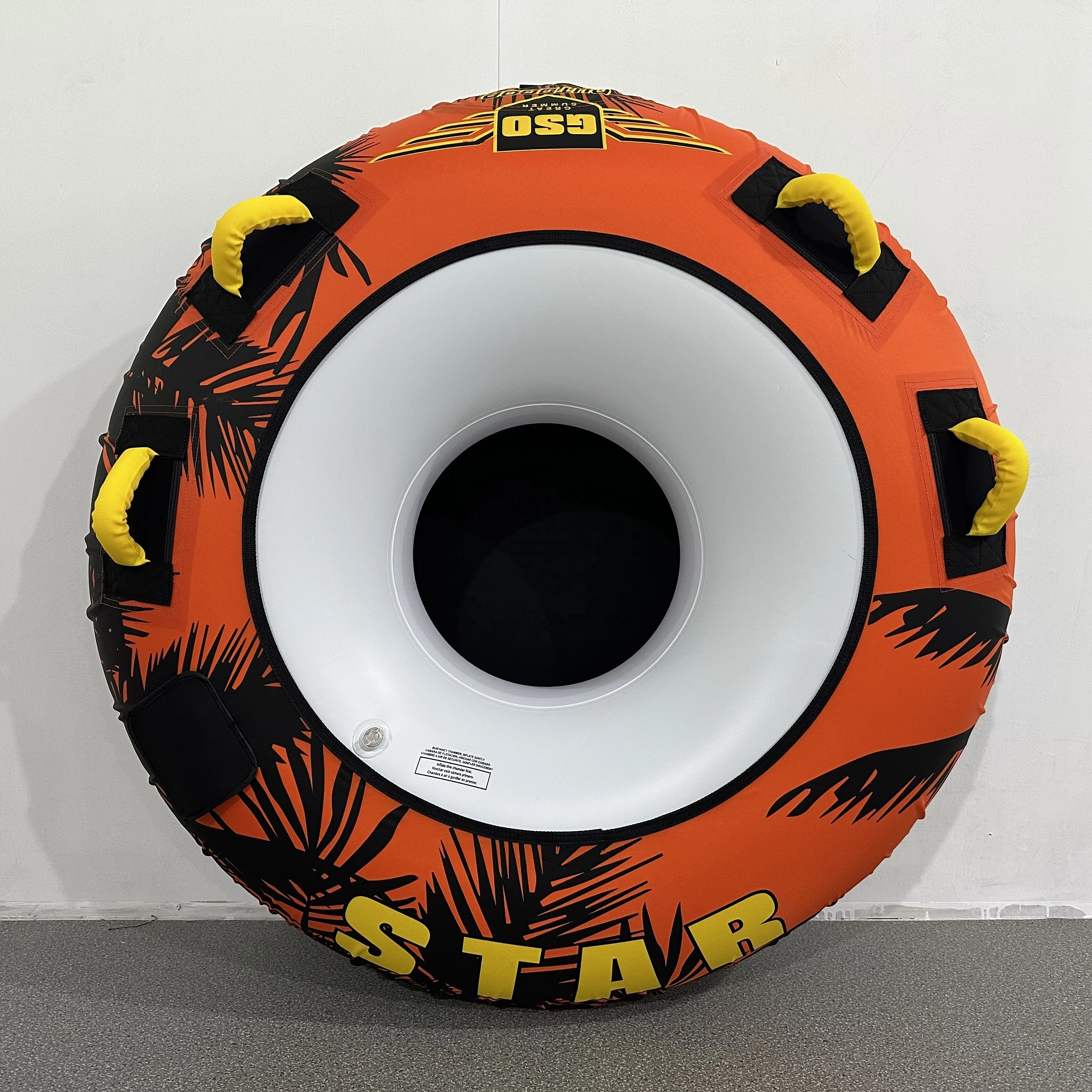 inflatable boat tube and tug water sports tug row surf tug tube