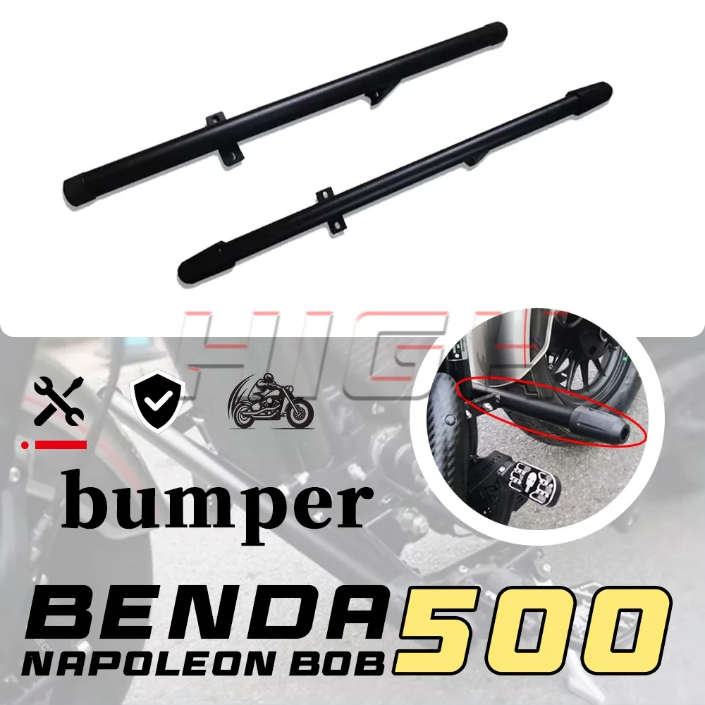 

For BENDA NAPOLEON BOB 500 bumper thickened anti-drop bar one-line bar 500napoLeon bob 500NAPOLEON BOB bumper
