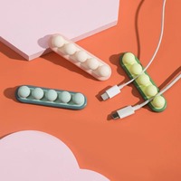 1/3pcs Self-adhesive Wire Winder Powerful Holder Earphone Cable Collection and Storage Cables Holder Data Cable Manager Desktop