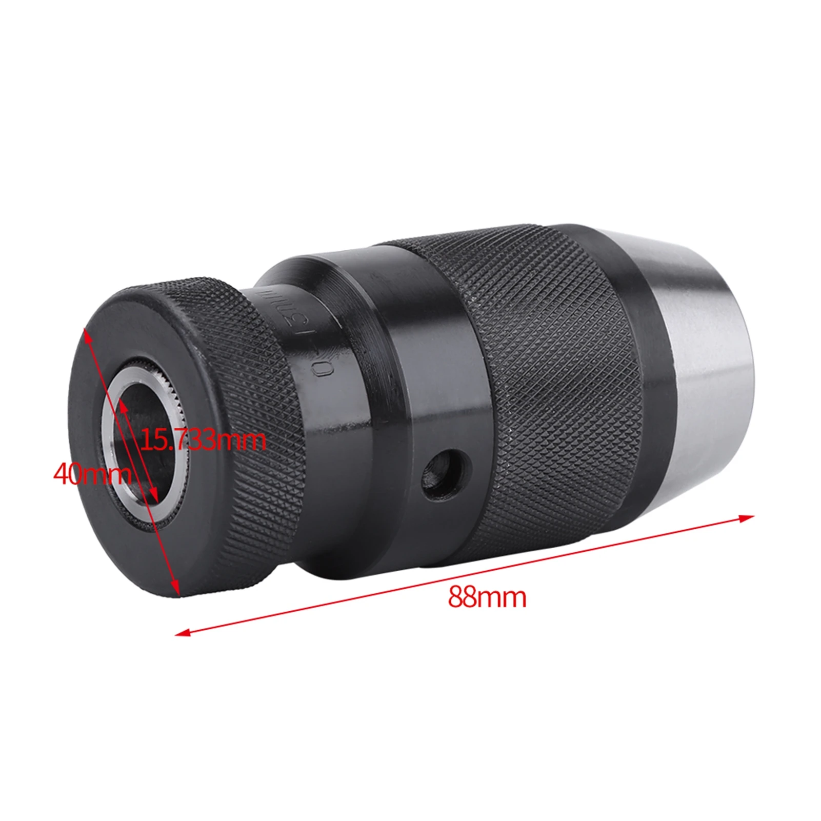 1pc 0-13mm 1/2" Steel Self tightening Keyless B16 Chuck for Lathe Electric Drill