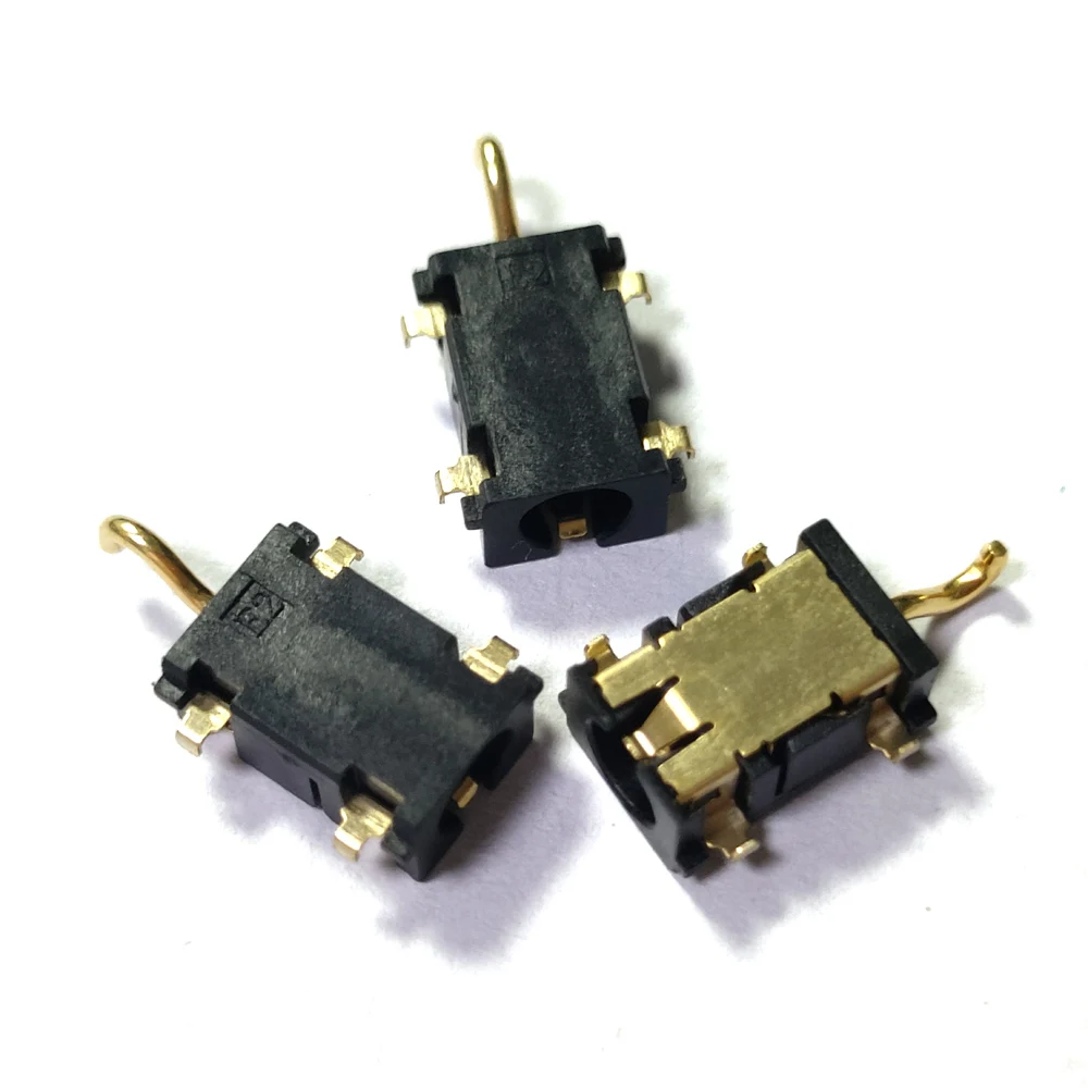 DC Female Base Gold-Plated 3.5X1.3mm Power Interface Socket Plug Connector Suitable for Charging Ports of Tablets and Laptops