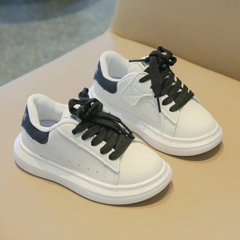 Tenis Sneakers Kids 2024 Autumn New Boys Girls Sports Shoes Casual Board Shoes Soft Soled Children White Shoes for girl boys