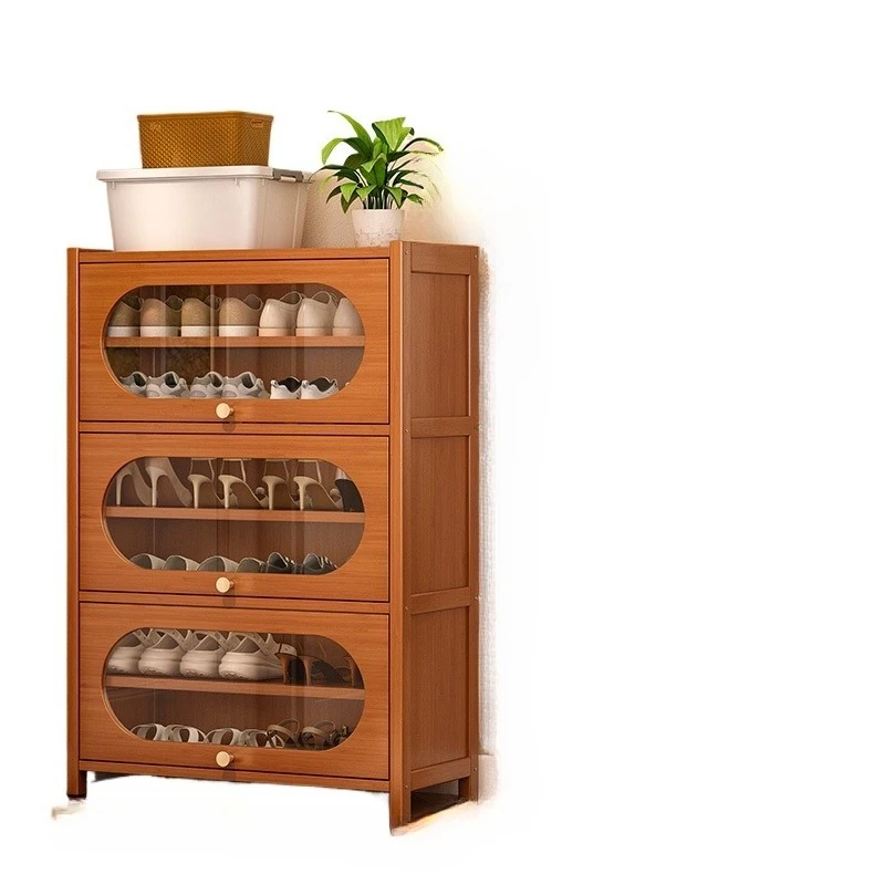 Cheap Galvanized Shoe Cabinet Metal Vertical Saving Hall Chest Door Shoe Cabinet Organizers Organizador De Zapatos Furniture