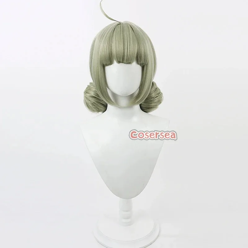 2025 11 Cosersea شعر مستعار تأثيري الباروكات Gushing over الفتيات السحرية Araga الكيوي مختلط الفيروز كوس شعر مستعار الاصطناعية الشعر الحرارة Resis #1