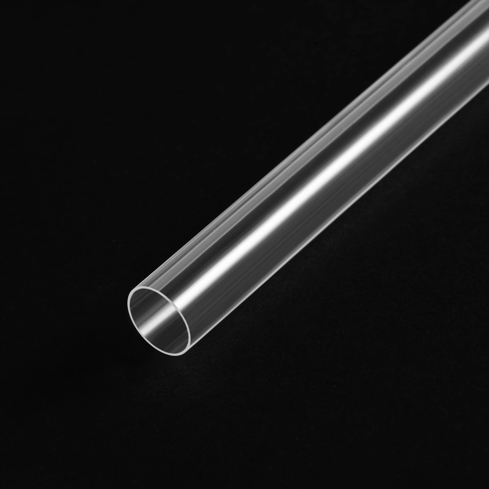 1/2Pcs 0.5m/0.6m Clear Rigid PVC Pipe Round Tube Tubing