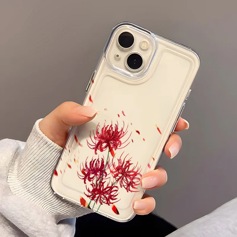 Прозрачный чехол для телефона от Bianhua подходит для iPhone 17, 16, 15, 14, 13, 12, 11 Pro/Max/Plus, защищает от падений и ударов.