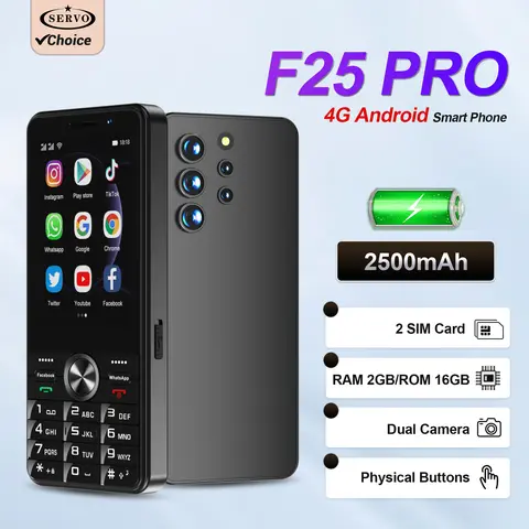 SERVO F25 PRO 4G LTE Smartphone 3,5 8 best sales telefon med knappar - №4