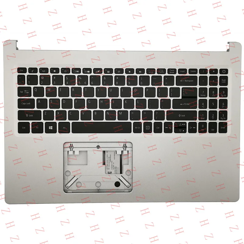 P+ FOR Acer Aspire A515-55G A515-55 Palmrest Cover Keyboard US International Silver