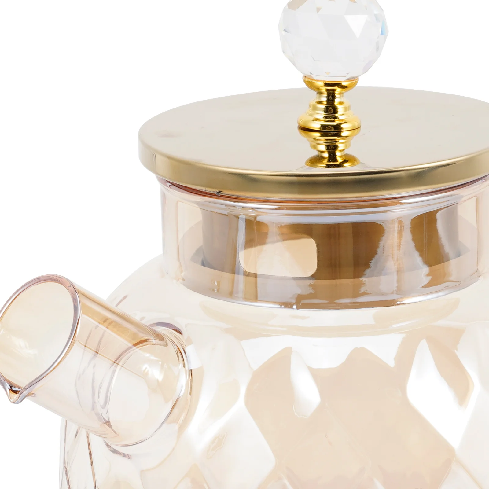 

Premium Glass Pitcher with Lid Stylish Water Jug for Iced Tea Milk Juice Hot Or Cold Beverages Easy to Clean Fresh Keeping