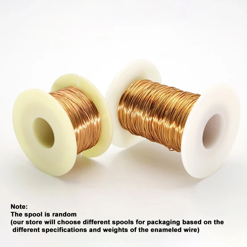 1000M/2000M 100G/Rolls Copper lacquer wire 0.1mm -1.3mm Cable Copper Magnet Wire Enameled Copper Winding Wire Coil Copper Wire