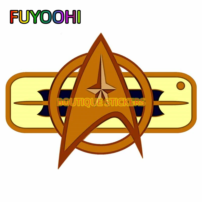 FUYOOHI Boutique Decals Exterior Accessories Star Trek Motorcycle Auto Car Bumper Window Decal Sticker Suitable for SUV Vehicle view 4