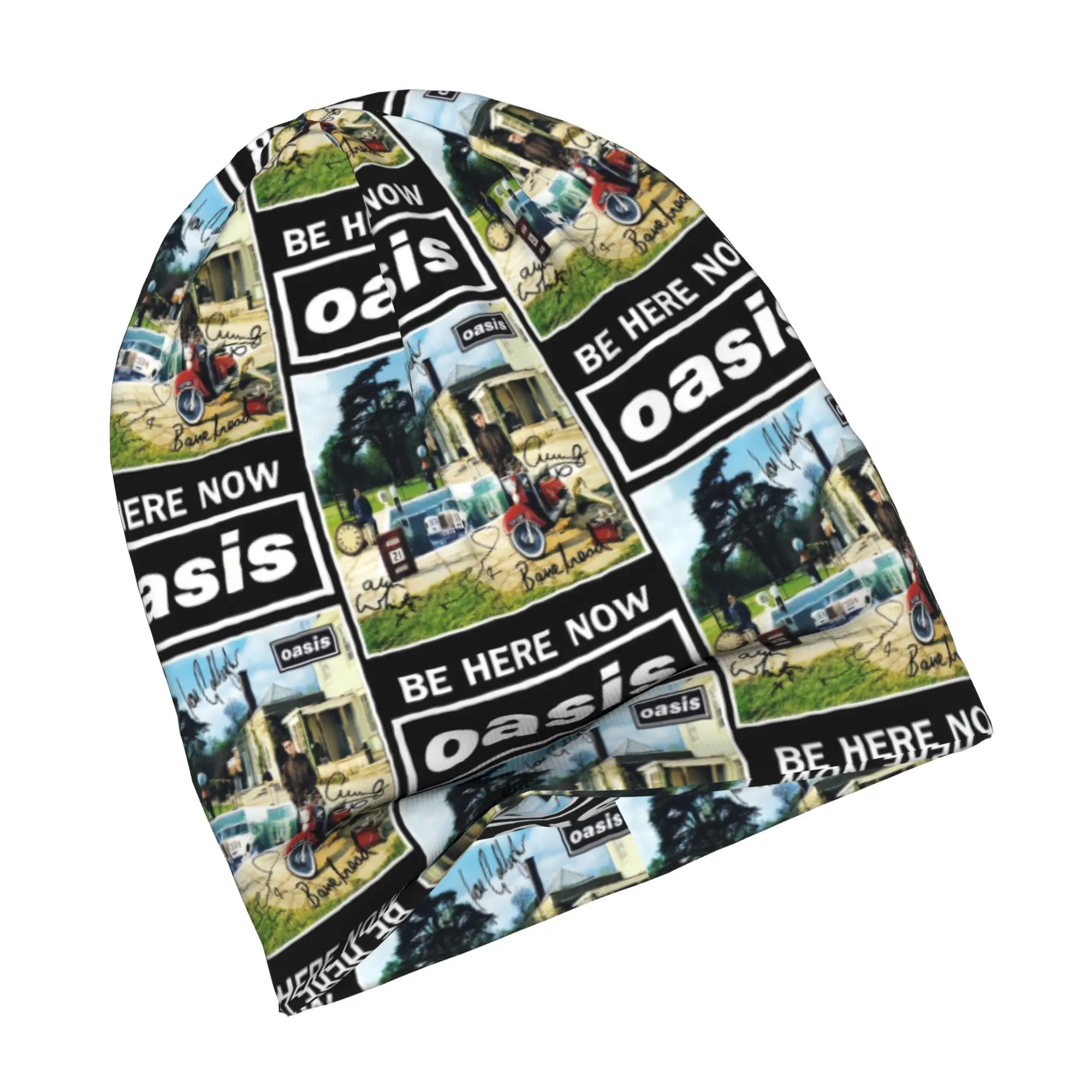 British Music Definitely Maybe O-Oasis  Bonnet Hats  Street Knitted Hat For Men Women Warm Winter  Skullies Beanies Caps