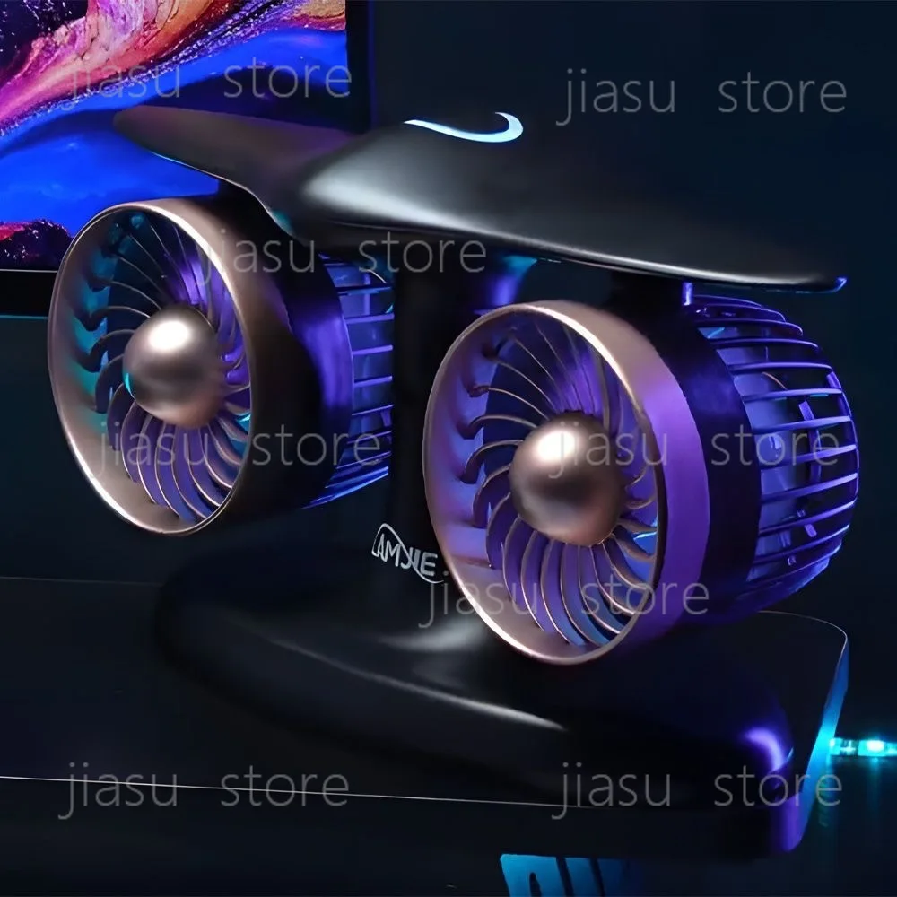 Creative Jetfan 2 Turbofan, Desktop Aircraft Engine Fan, USB Rechargeable Office Circulation Fan with Long Battery